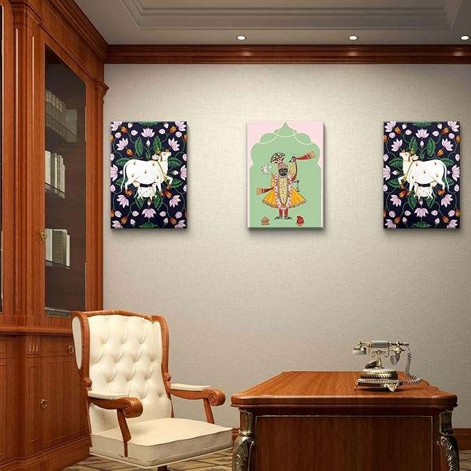 Pichwai Handmade Wall Painting - Image 2